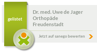 Dr. med. de Jager, Orthopäde in Freudenstadt | sanego